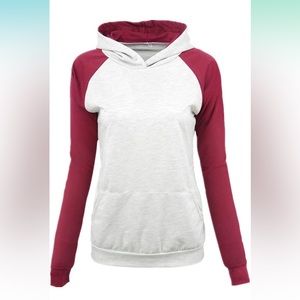 Two Toned Baseball Hoodie